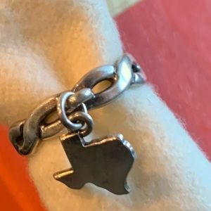 James Avery Texas Dangle Ring
